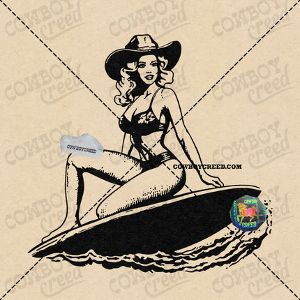Cowgirl Surfing 2