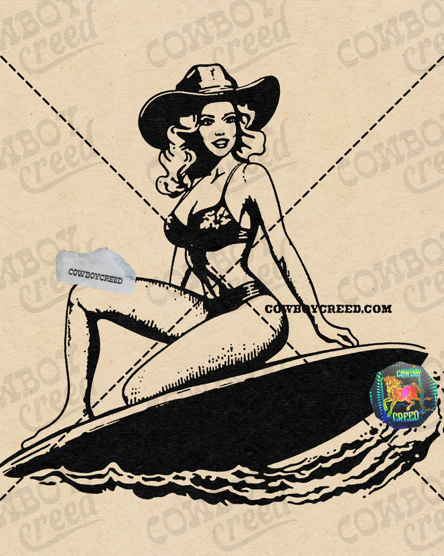 Cowgirl Surfing 2