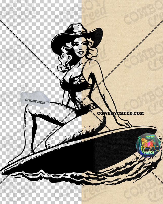 Cowgirl Surfing 2