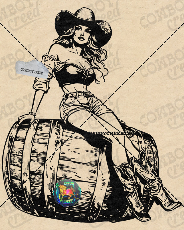 Cowgirl Barrel