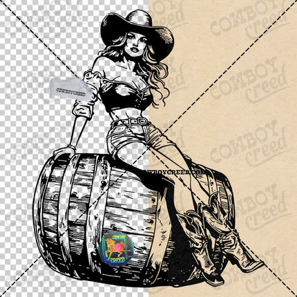 Cowgirl Barrel