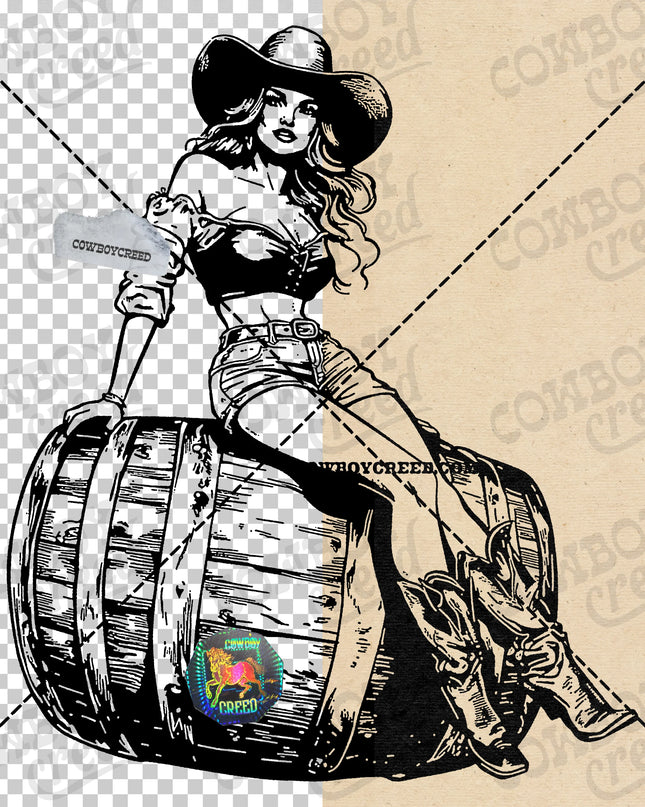 Cowgirl Barrel