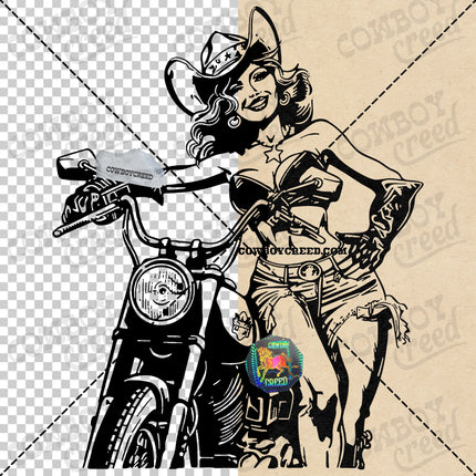 Cowgirl Biker