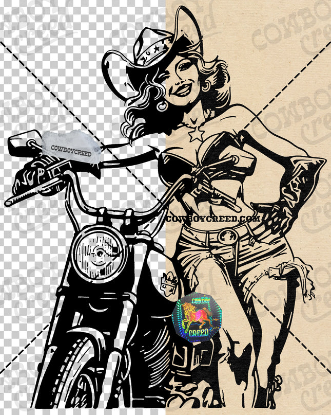Cowgirl Biker
