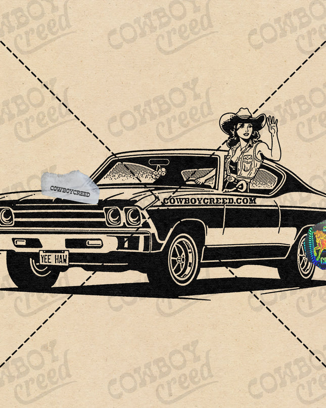 Cowgirl Car 1