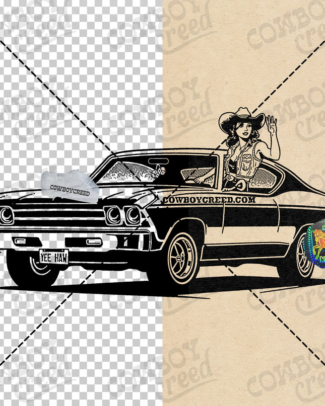 Cowgirl Car 1