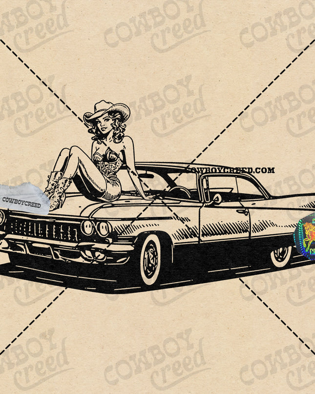 Cowgirl Car 2