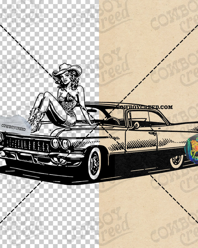 Cowgirl Car 2