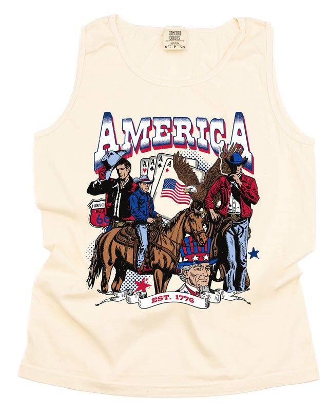 America Cowboy Tank Top