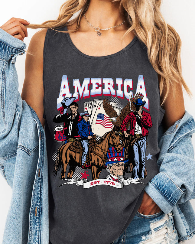 America Cowboy Tank Top