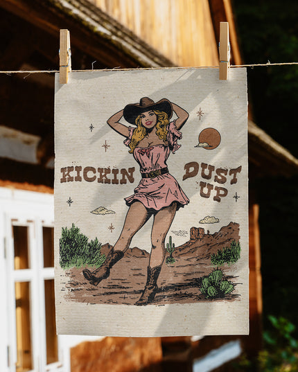 Kickin Dust Up (Fine Art Print)