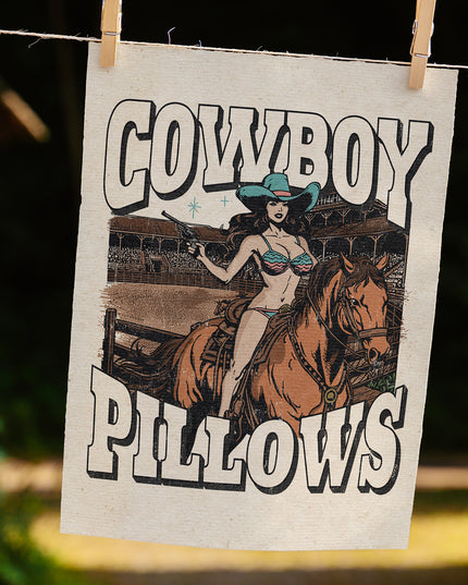 Cowboy Pillows (Fine Art Print)