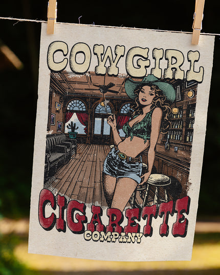 Cowgirl Cigarette Co. (Fine Art Print)