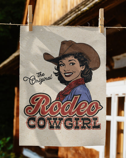 The Original Rodeo Cowgirl (Fine Art Print)