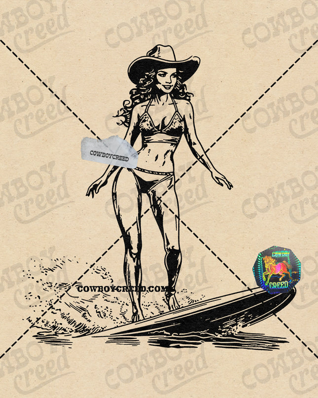 Cowgirl Surfing 1