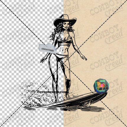 Cowgirl Surfing 1