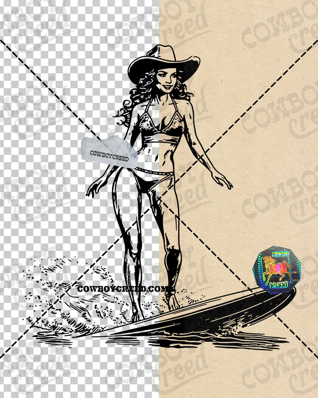 Cowgirl Surfing 1