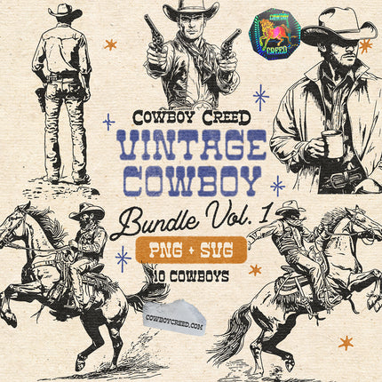 Vintage Cowboy Bundle Vol. 1