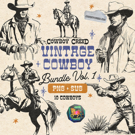 Vintage Cowboy Bundle Vol. 1