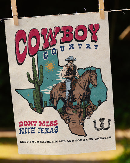 Cowboy Country (Fine Art Print)