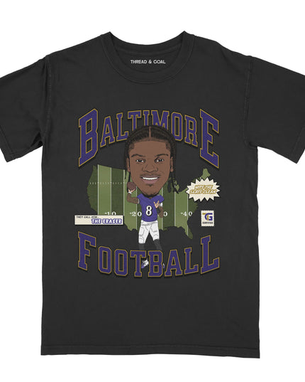 Baltimore Football "The Eraser" Tee