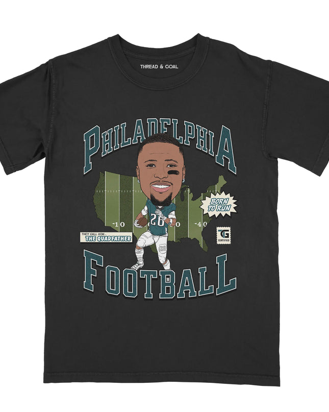 Philadelphia Football "The Quadfather" Tee