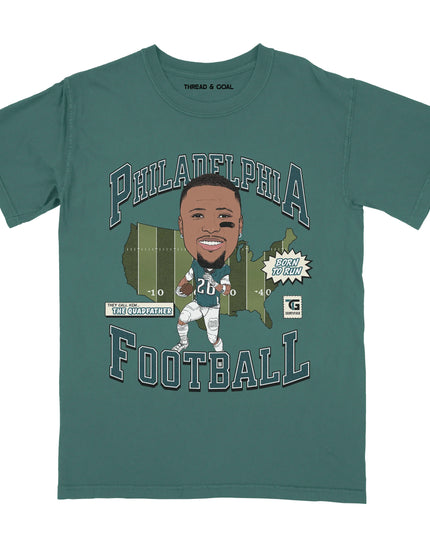 Philadelphia Football "The Quadfather" Tee