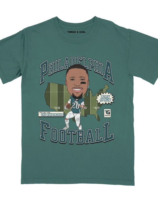 Philadelphia Football "The Quadfather" Tee