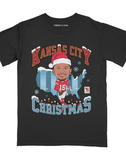Kansas City Football Patty Christmas Tee