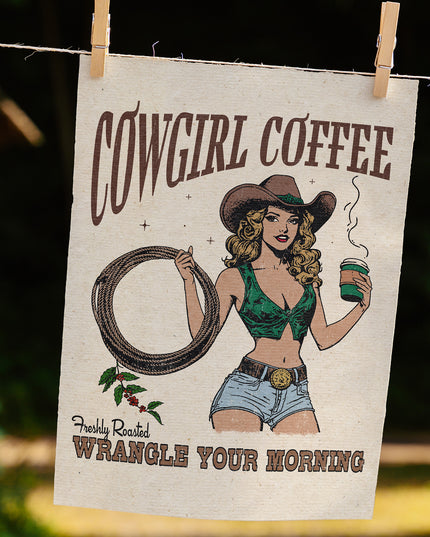 Cowgirl Coffee (Fine Art Print)