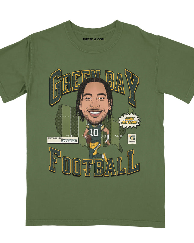 Green Bay Football Love Tee
