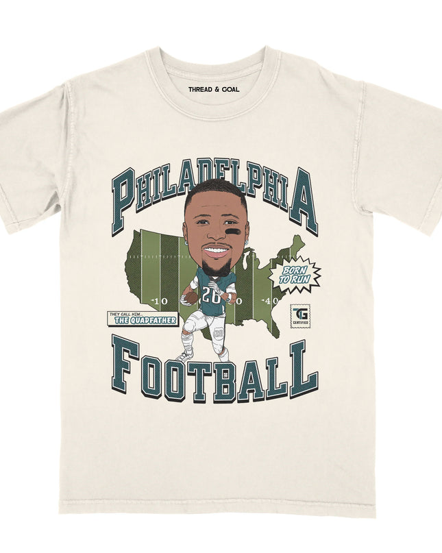 Philadelphia Football "The Quadfather" Tee