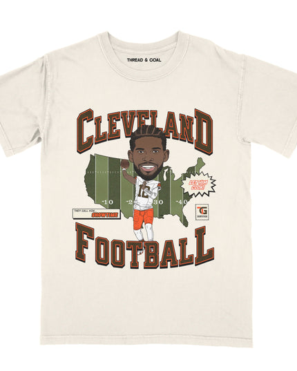 Cleveland Football Showtime Shedeur Tee