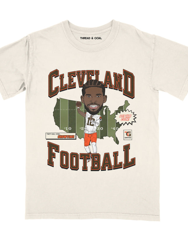 Cleveland Football Showtime Shedeur Tee
