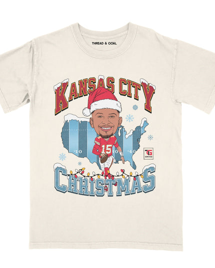 Kansas City Football Patty Christmas Tee