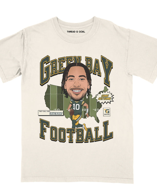 Green Bay Football Love Tee