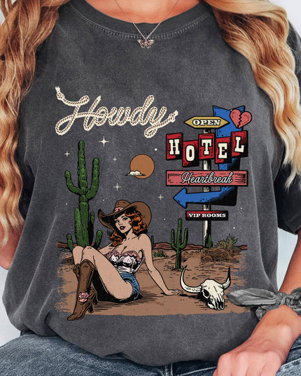 Howdy Hotel Heartbreak Tee
