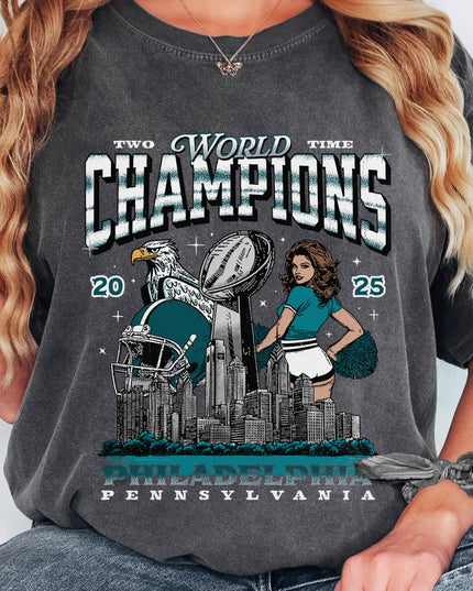 Philadelphia Football 2025 World Champions Tee