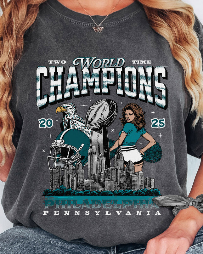 Philadelphia Football 2025 World Champions Tee