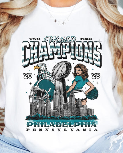 Philadelphia Football 2025 World Champions Tee