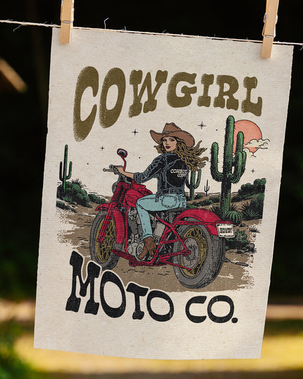 Cowgirl Moto Co. (Fine Art Print)