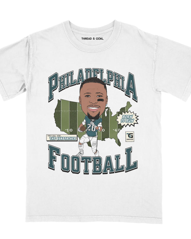 Philadelphia Football "The Quadfather" Tee
