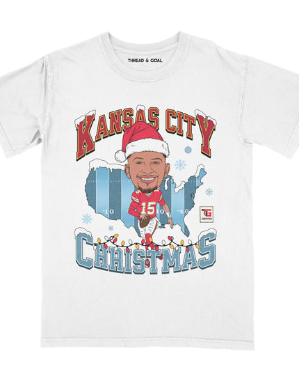Kansas City Football Patty Christmas Tee
