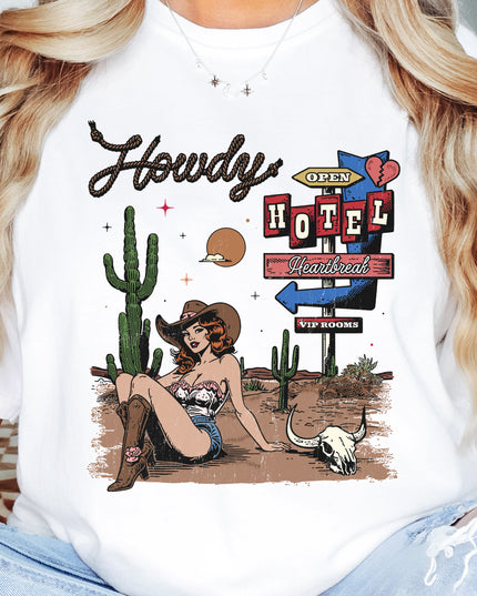 Howdy Hotel Heartbreak Tee